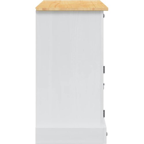  Kutije za pohranu s ladicama Corona Bijelo 112 x 40 x 75 cm Slike