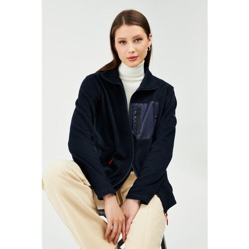 River Club Women&amp;#039;s Fleece Chest Pocket Detailed Winter Sweatshirt Bpo-002 Slike