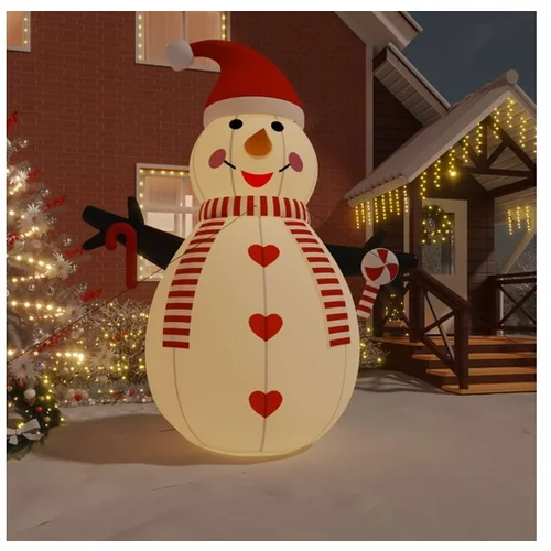  Napihljiv snežak z LED diodami 460 cm