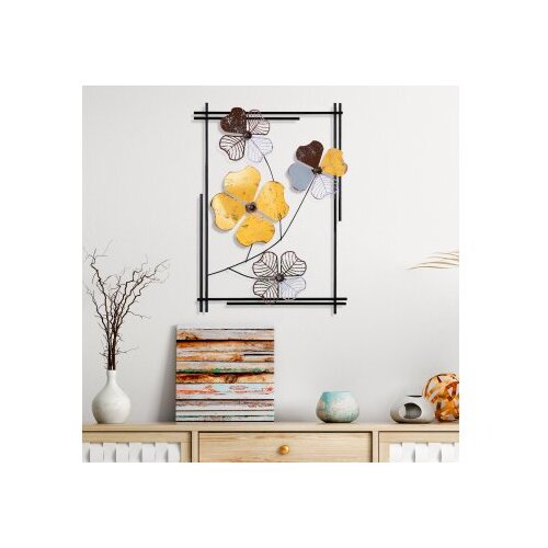 Opviq Zidna dekoracija Shannan 3, 50x70x4 cm, &amp;Scaron;arena Slike