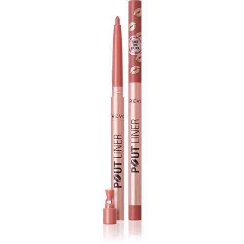 Makeup Revolution Pout Liner svinčnik za ustnice za povečanje volumna odtenek Chauffeur Nude 0.2 g Slike