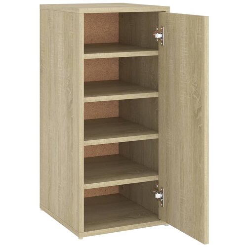 Maison Chic Omarica za obutev - Kopa za čevlje sonoma hrast 32x35x70 cm iverna plo&amp;scaron;ča, (21776170) Slike
