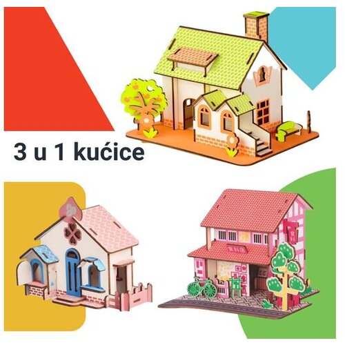 CarolijaShop Čarolija shop 3u1 slagalice Kućice Cene