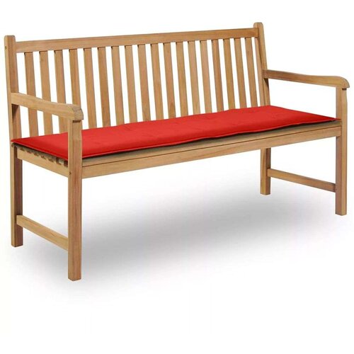  Jastuk za vrtnu klupu crveni 150 x 50 x 3 cm od tkanine Oxford Cijene