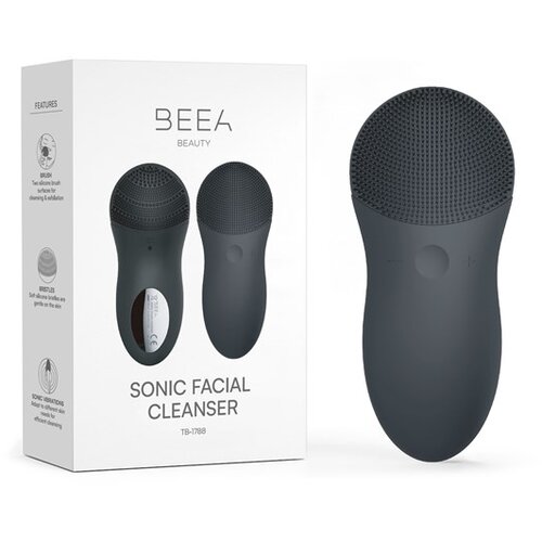 BEEA Beauty sonični čistilec za obraz silikonski, črn, (21331765) Slike