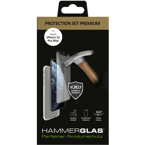 M-LINE mline protection set iphone 12 pro max MH0100LTD hammerglas inkl. tpu iphone Slike