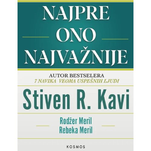 KOSMOS IZDAVA&amp;Scaron;TVO Najpre ono najvažnije Slike