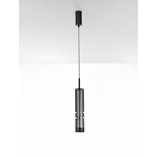 Nova Luce Siva steklena LED viseča svetilka &amp;oslash; 8 cm Bento &amp;ndash; Slike