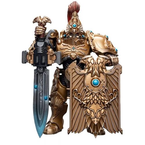 JOY TOY adeptus custodes custodian guard with sentinel blade and praesidium shield Cene