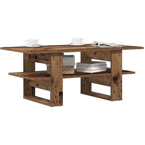  Stolić za kavu boja staro drvo 102x55x42 cm konstruirano drvo Cijene