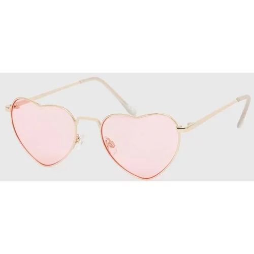 Answear Lab Sončna očala ženski, roza barva