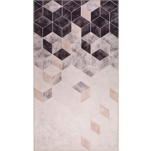 Vitaus Sivo-krem perivi tepih 80x50 cm - Slike