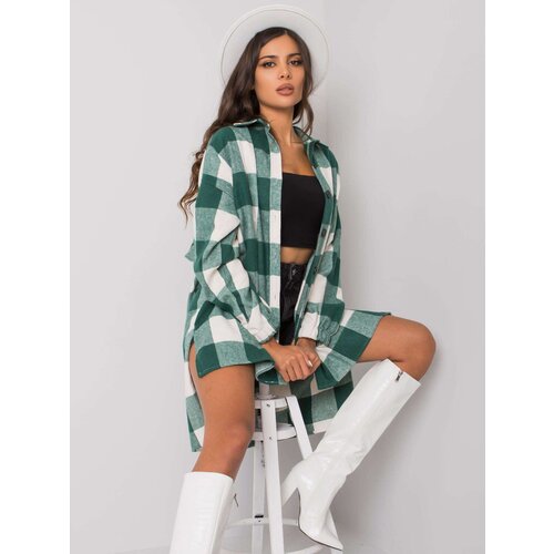 ex moda Shirt-EM-KS-180.19X-white-green Cene