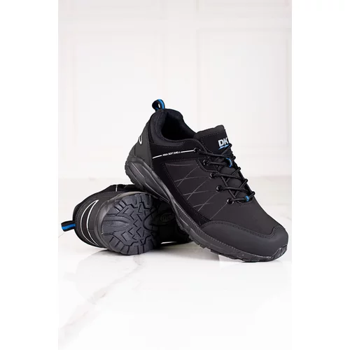 DK Black trekking shoes for men DK