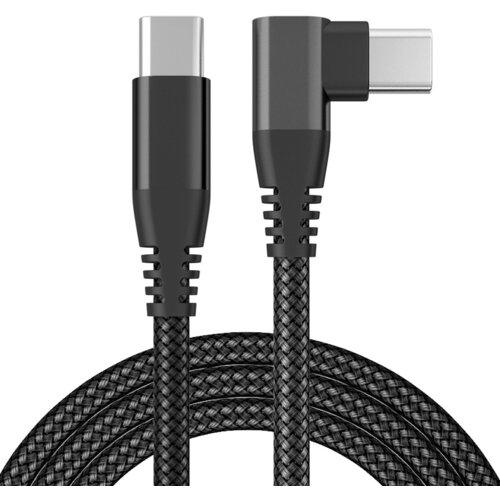 INF USB-C polnilnik s kotnim priključkom 60 W PD hitro polnjenje Black 1 m, (21274877) Cene