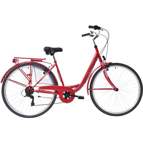 Capriolo gradski bicikl diana, 18"/28", gradski, crveni Cene