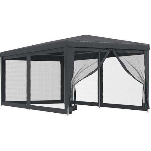  za zabave sa 6 mrežastih bočnih zidova antracit 3x6m HDPE Cene