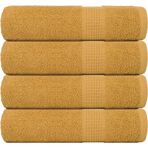 Furnova Brisače za tu&amp;scaron;iranje 4 kos zlata 70x140 cm 360 g/m&amp;sup2; 100% bombaž, (21916493) Slike