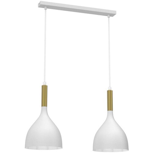 Visilica na sajli NOAK 2xE27/15W/230V beli/zlatni Cene