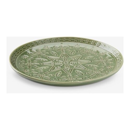  Novogodi&amp;scaron;nji Tanjir fi 20cm zeleni Slike