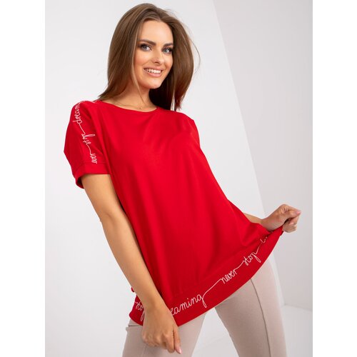 BASIC Feel Good Blouse-RV-BZ-7647.62P-red Cene