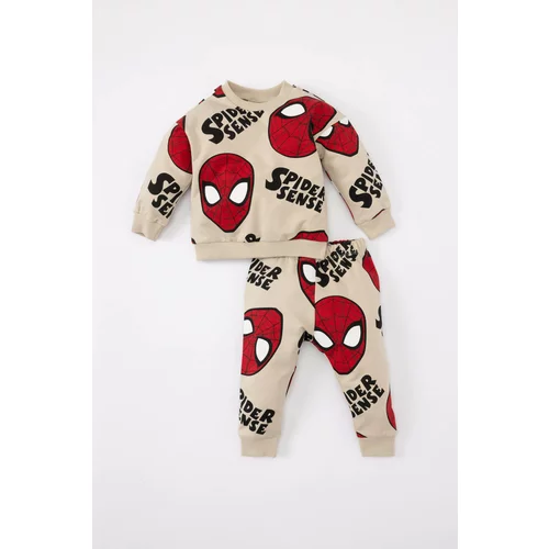 Defacto Baby Boy Marvel Comics Sweatshirt Sweatpants 2 Piece Set