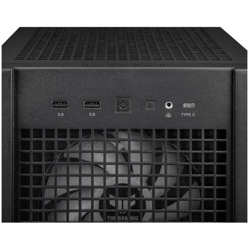 Asus TUF Gaming GT302 ARGB ATX/EATX Gaming ohi&amp;scaron;je črno, Interchangeable side panels, Detachable top panel, Square-type mesh front panel, Four 140 x 28 mm ARGB fans, Hidden-connector motherboard support, Front Panel High-Speed USB Type-C - 90DC00I0-B19000 Slike
