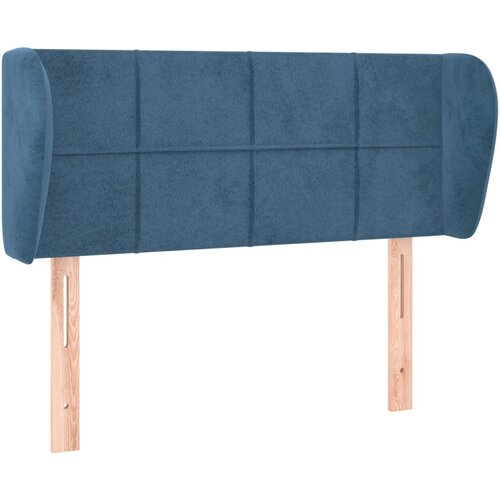 vidaXL Vzglavje z ušesi temno modro 83x23x78/88 cm žamet, (20952547) Cene
