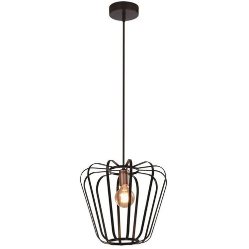 Candellux Lighting Črna kovinska viseča svetilka &amp;oslash; 35 cm Jonas - Candellux Lighting Slike