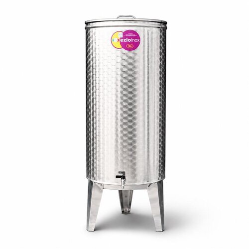 Ezio Inox bačva 145 L za vino sa slavinom Slike