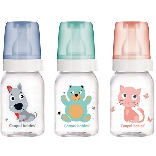Canpol FLASICA 120ML - HAPPY ANIMALS 11/851 Slike