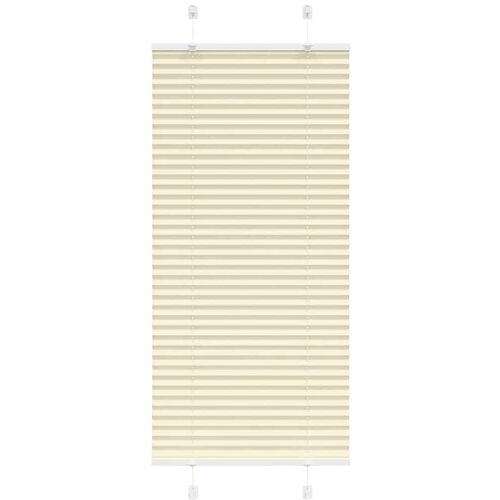 vidaXL Plisirana žaluzija Cream 55x100 cm Širina tkanine 54,4 cm Cene
