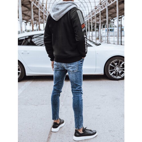 DStreet Men&amp;#039;s insulated sweatshirt with print, black Slike