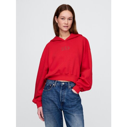 GAP Hoodie Logo Cropped Americana - Women's Cijene