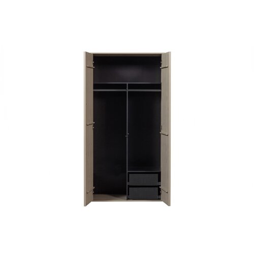 Vtwonen Kremno bela modularna garderobna omara iz masivnega bora 250x200 cm Daily &amp;ndash; Slike