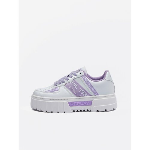 Replay Shoes Scarpa White Lilac - Women | ePonuda.com