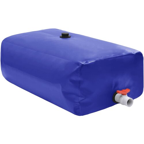 vidaXL Rezervoar za vodo s pipo zložljiv 100 L PVC Cene