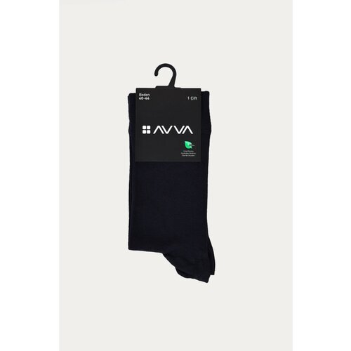 Avva Men's Anthracite Straight Socks Slike