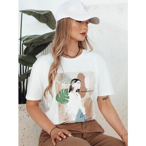 DStreet T-shirt damski BRAVIS biały Slike
