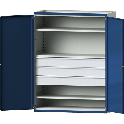 ANKE Omara za težka bremena JUMBO s 3 policami, 3 predali 180 mm, VxŠxG 1950 x 1484 x 690 mm Cene