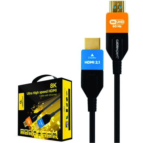 Gembird CC-HDMI8K-AOC-30M HDMI cable HDMI Type A (Standard) Black, Blue, Orange Cene