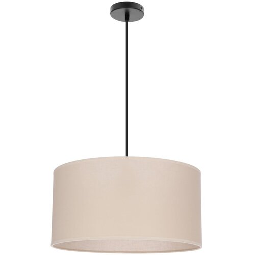 Candellux Lighting Bež viseča svetilka s tekstilnim senčilom ø 40 cm Shanti – Cene