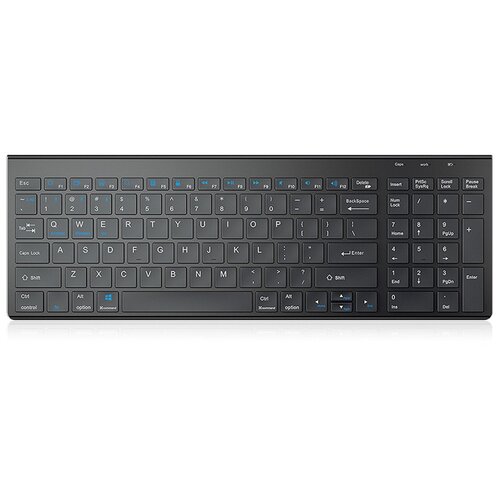 INF Brezžična dvosmerna tipkovnica 2.4G + Bluetooth 5.0/3.0, USB/Type-C Black, (5000310574) Cene