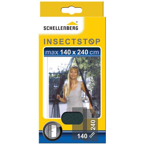SCHELLENBERG zaščitna zavesa proti insektom za vrata 140X240 cm antracit Cene