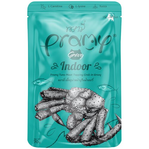 Pramy Cat Indoor tuna s preljevom od rakovih štapića u umaku 70 g Cene