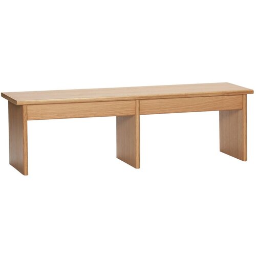 Hübsch TV omarica v hrastovem dekorju v naravni barvi 99x30 cm Doppio – Cene