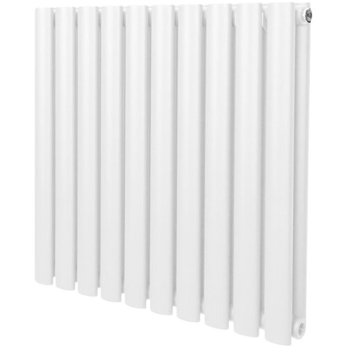 Monster ovalni stebričasti radiator &amp;ndash; 600 mm x 600 mm &amp;ndash; bel, (21569889) Slike