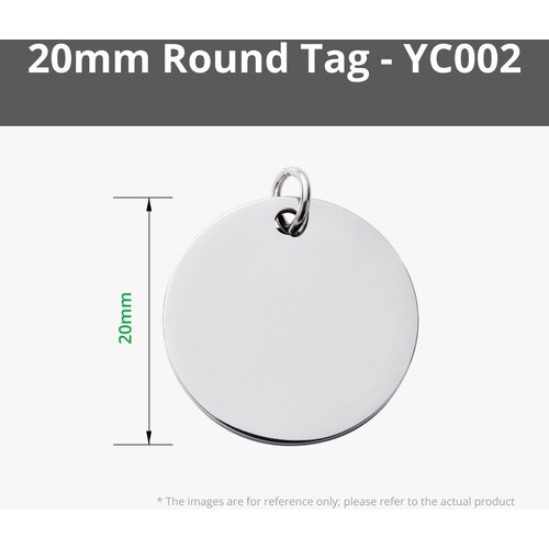Bambu Lab Small Round Stainless Steel Tag (5PCS) (B-YC002) Cene