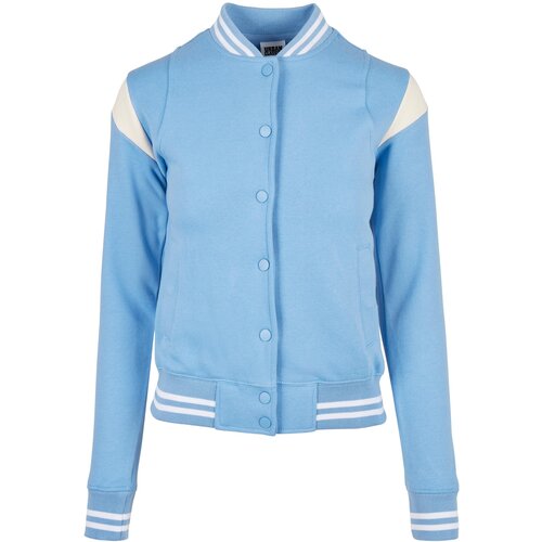 Urban Classics Women's inset College Sweat Jacket clearwater/whitesand Cijene
