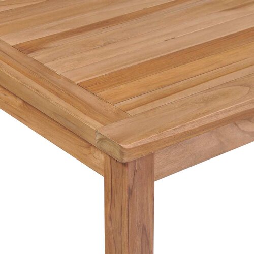  Vrtni stol 200 x 100 x 77 cm od masivne tikovine Slike